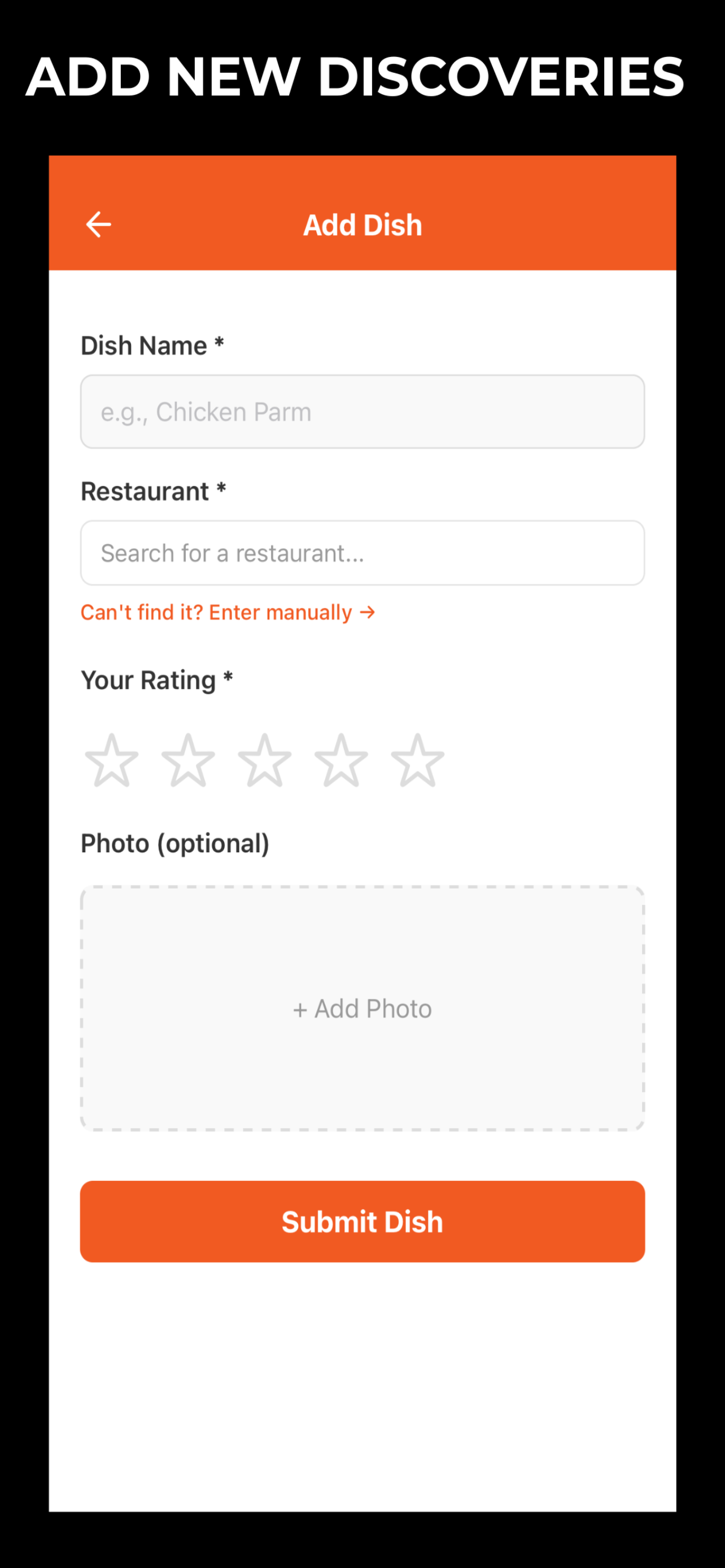 iCrave — Food Discovery