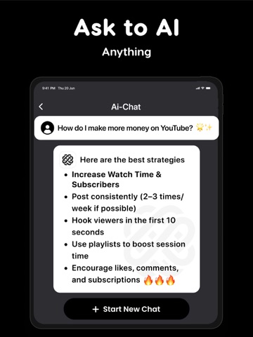 1Chatbot - AI Smart Assistant iPad screenshot