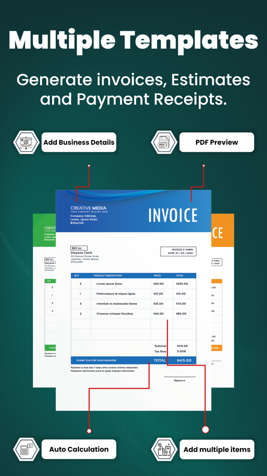 #3. Invoice Maker & Receipt App・ (macOS) 由: Asad Ahsan