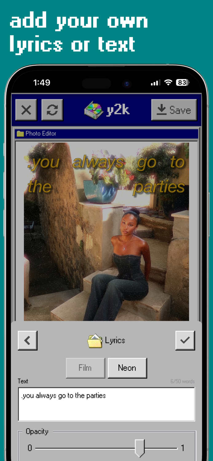 y2k 2000s photo editor