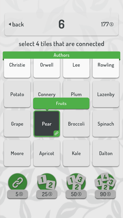 Select 4 Words Screenshot