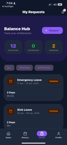Workforce Management System screenshot