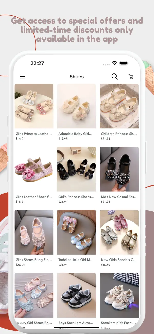 Screenshot #2 pour Chaussures bébé mode magasin