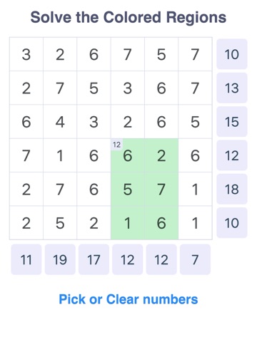 Sumplete: Logic Number Puzzle iPad screenshot