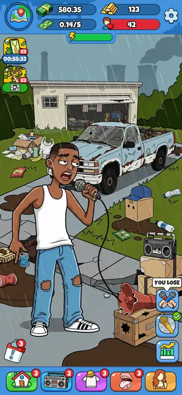 Rap Star:Idle Clicker screenshot 1 of 5
