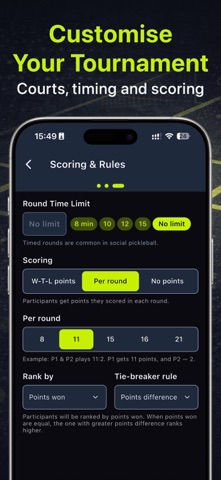 Pickleball Scheduler: Brackets iPhone screenshot 5