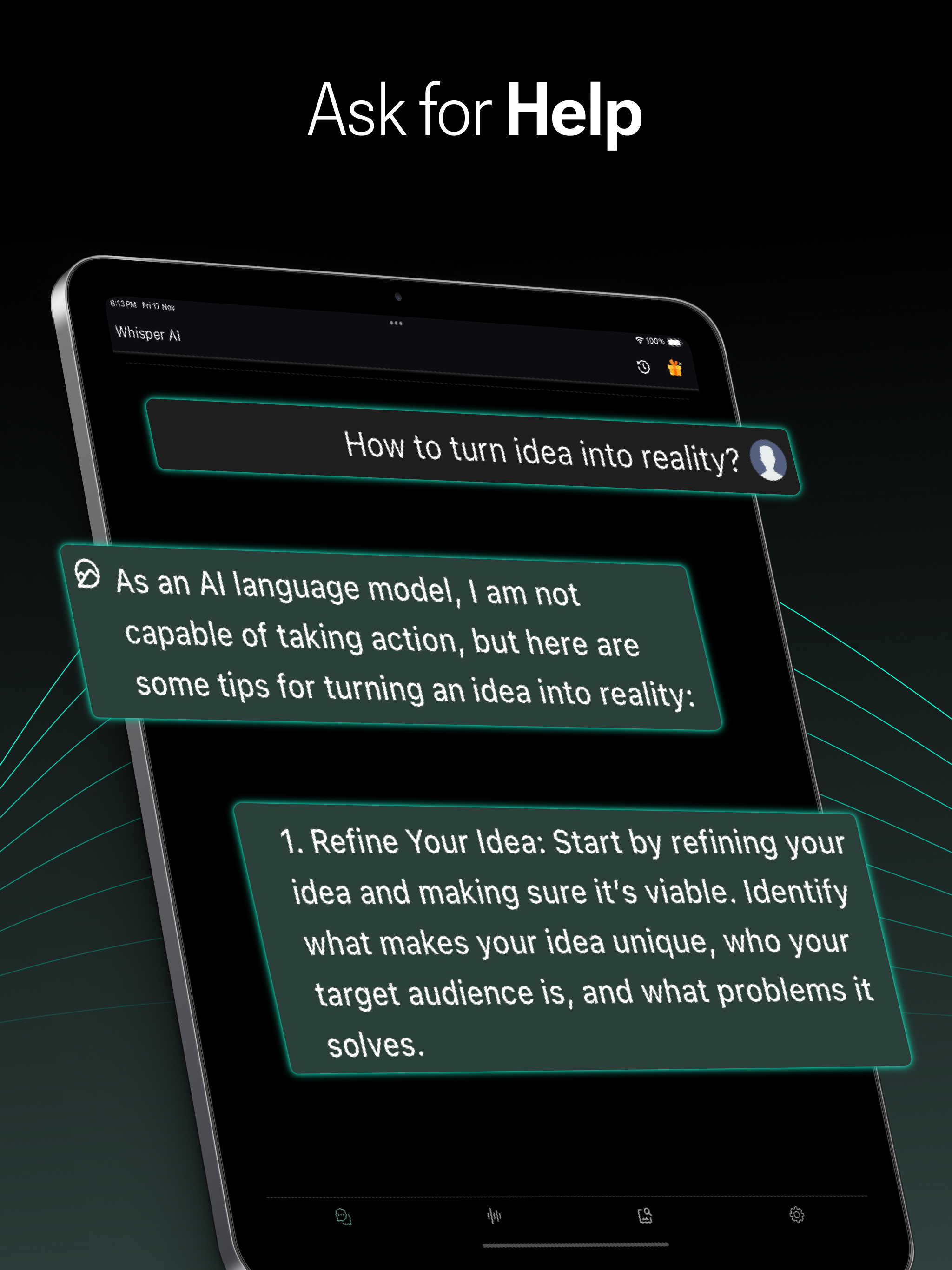 Whisper Chat Bot Ai Assistant