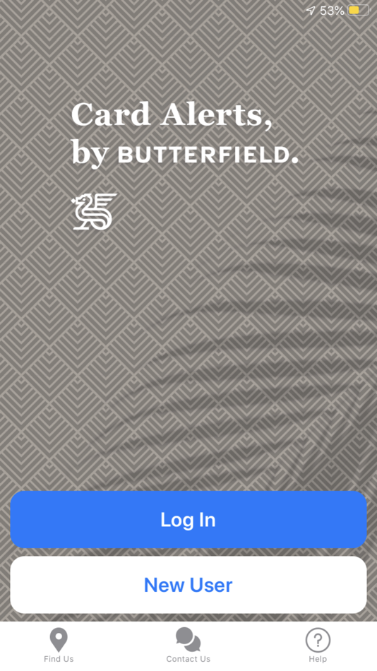 #1. Butterfield Card Alerts (iOS) โดย: The Bank of N. T. Butterfield & Son Ltd.