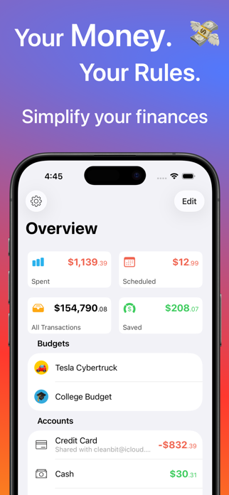 Money: Budget, Expense Tracker Screenshot 1 of 8