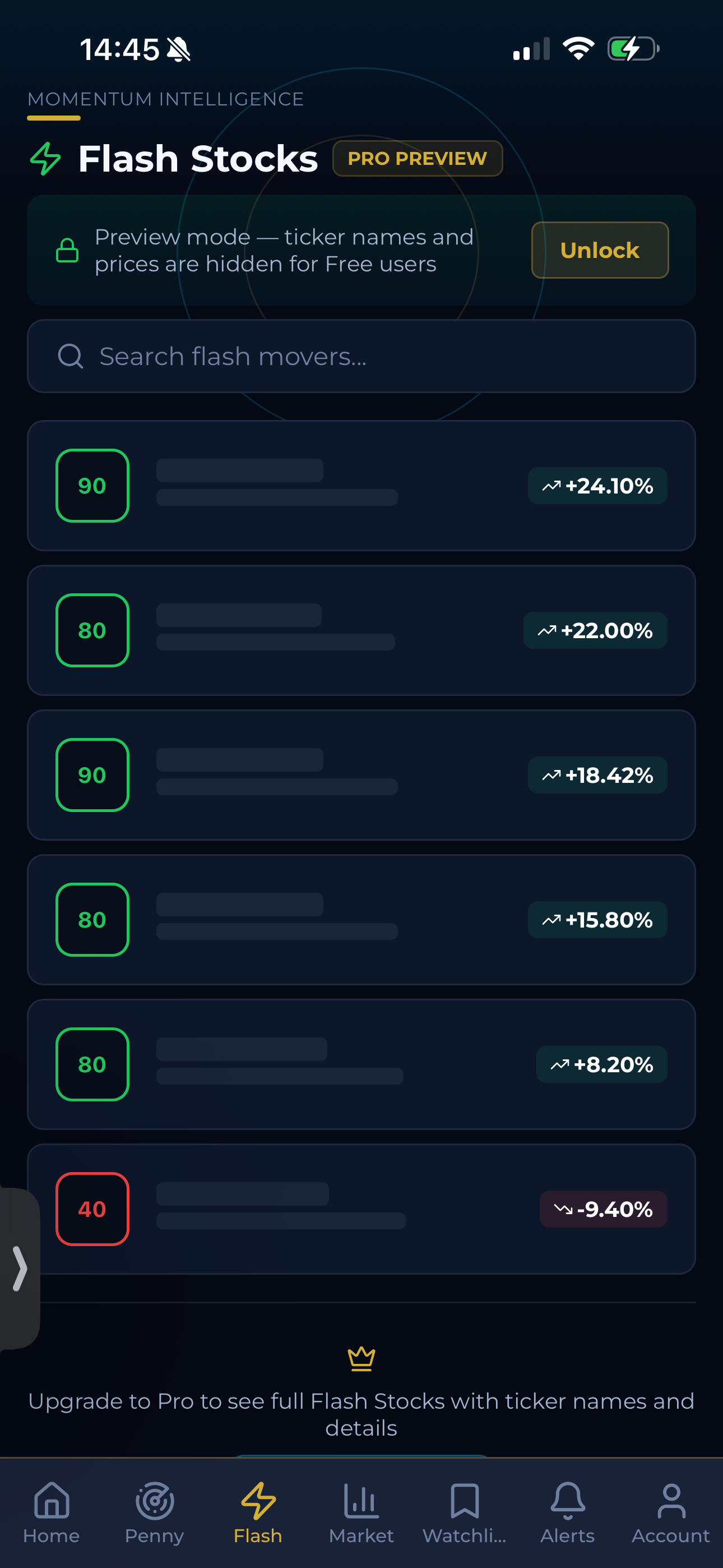 Penny Stock Radar