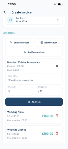 Zari- Sales & Expenses Tracker iPhone screenshot