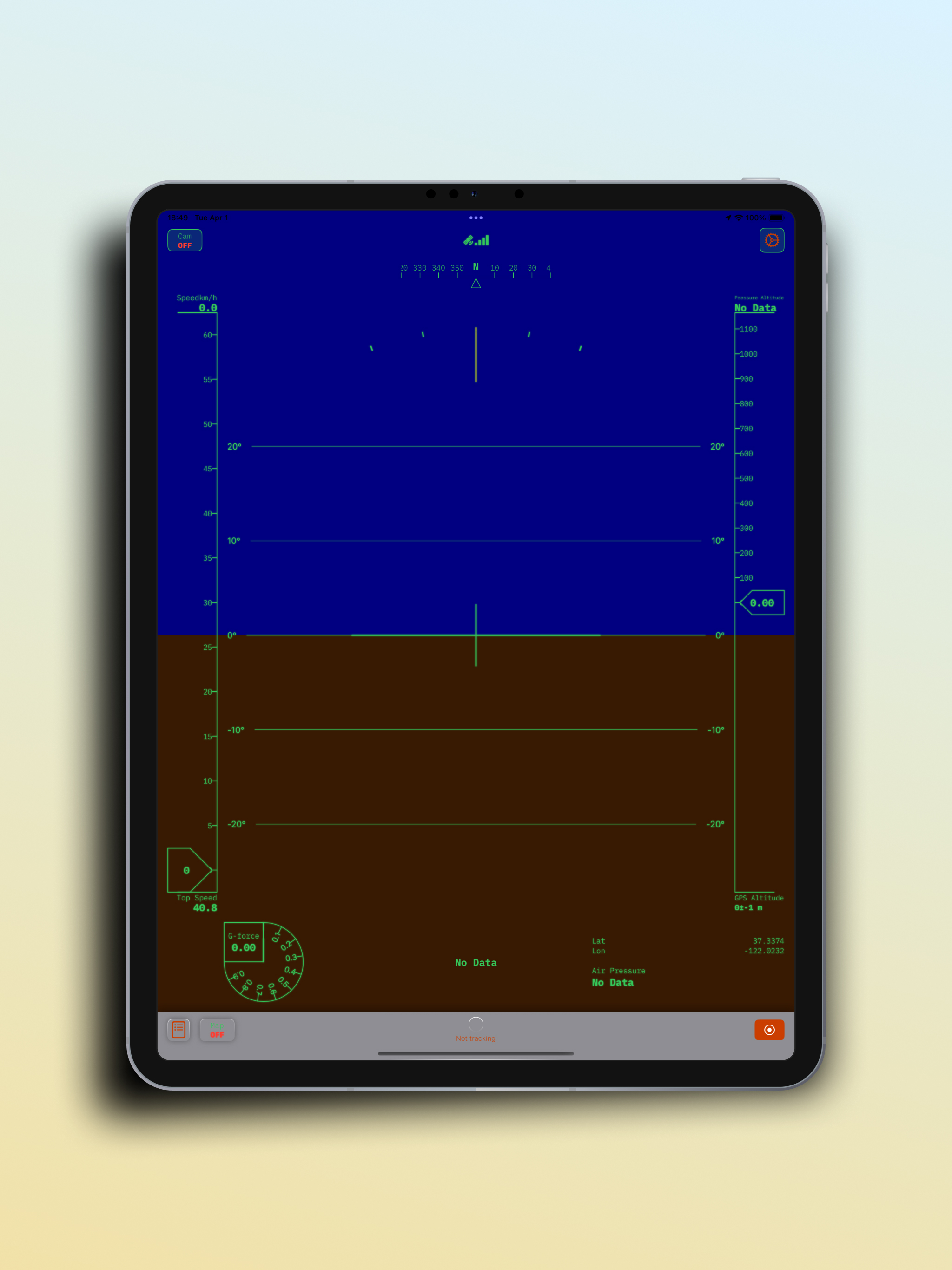 SpeedX: Speedometer, Altimeter