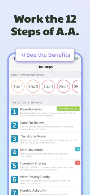 AA 12 Step Toolkit screenshot 1