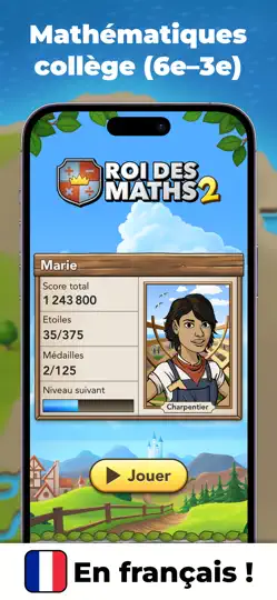 Capture d'écran de Roi Des Maths 2 sur iPhone 1