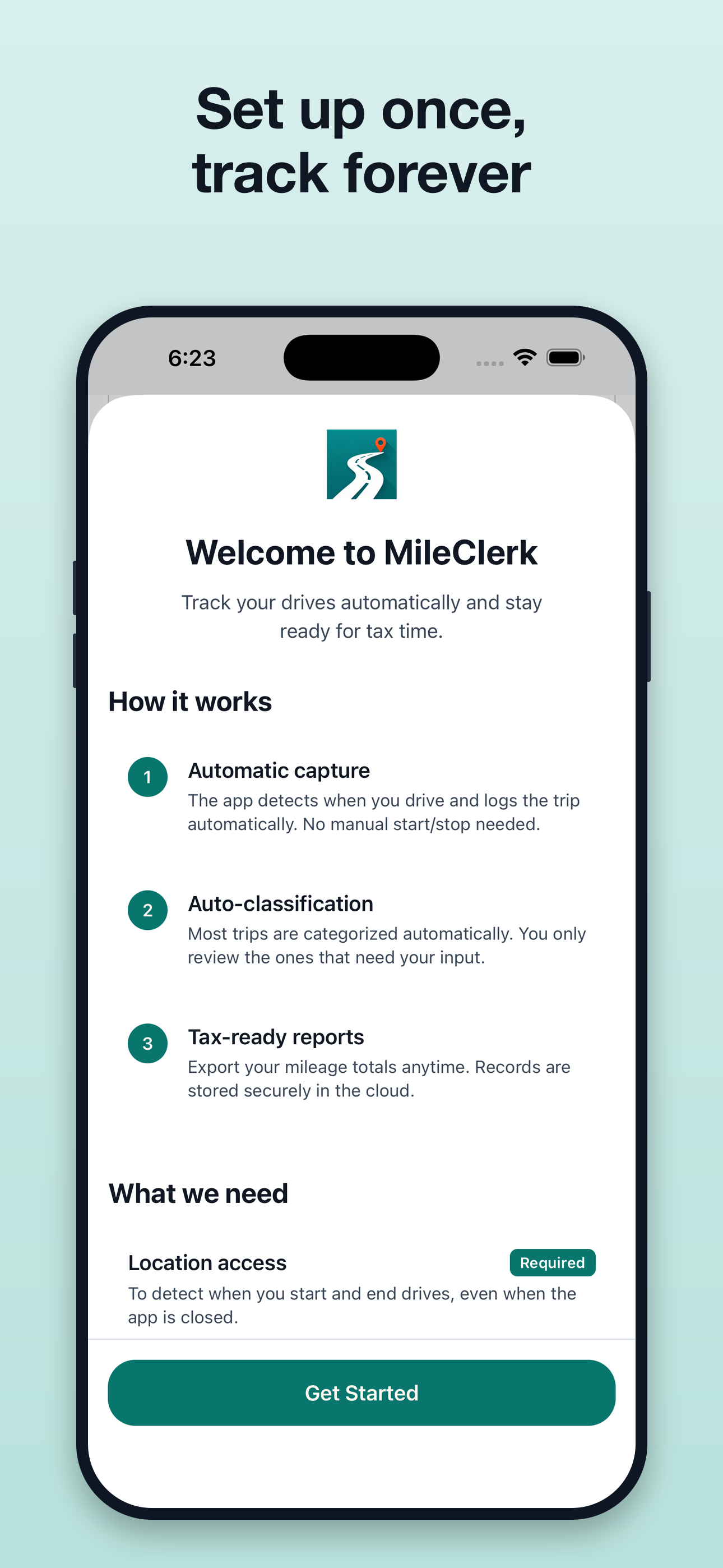 MileClerk: Auto Mile Tracker screenshot 8