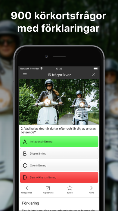 iKörkort Moped Screenshot