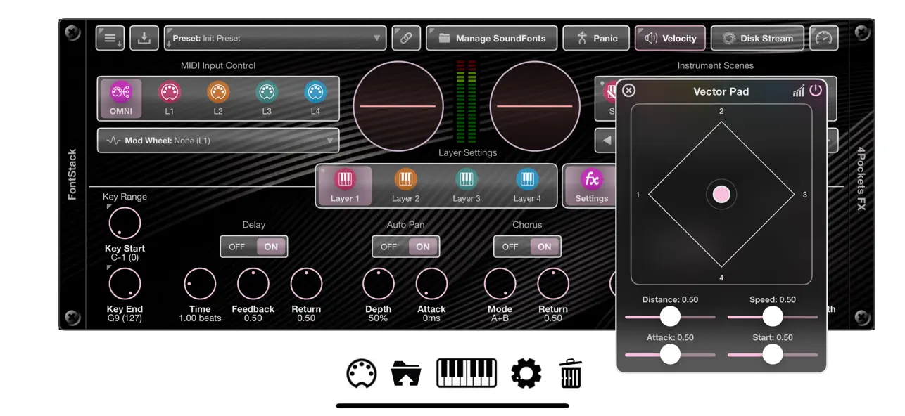 #1. FontStack (iOS) Av: 4Pockets.com