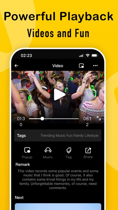 OiVideo - Music Browser Player Screenshot