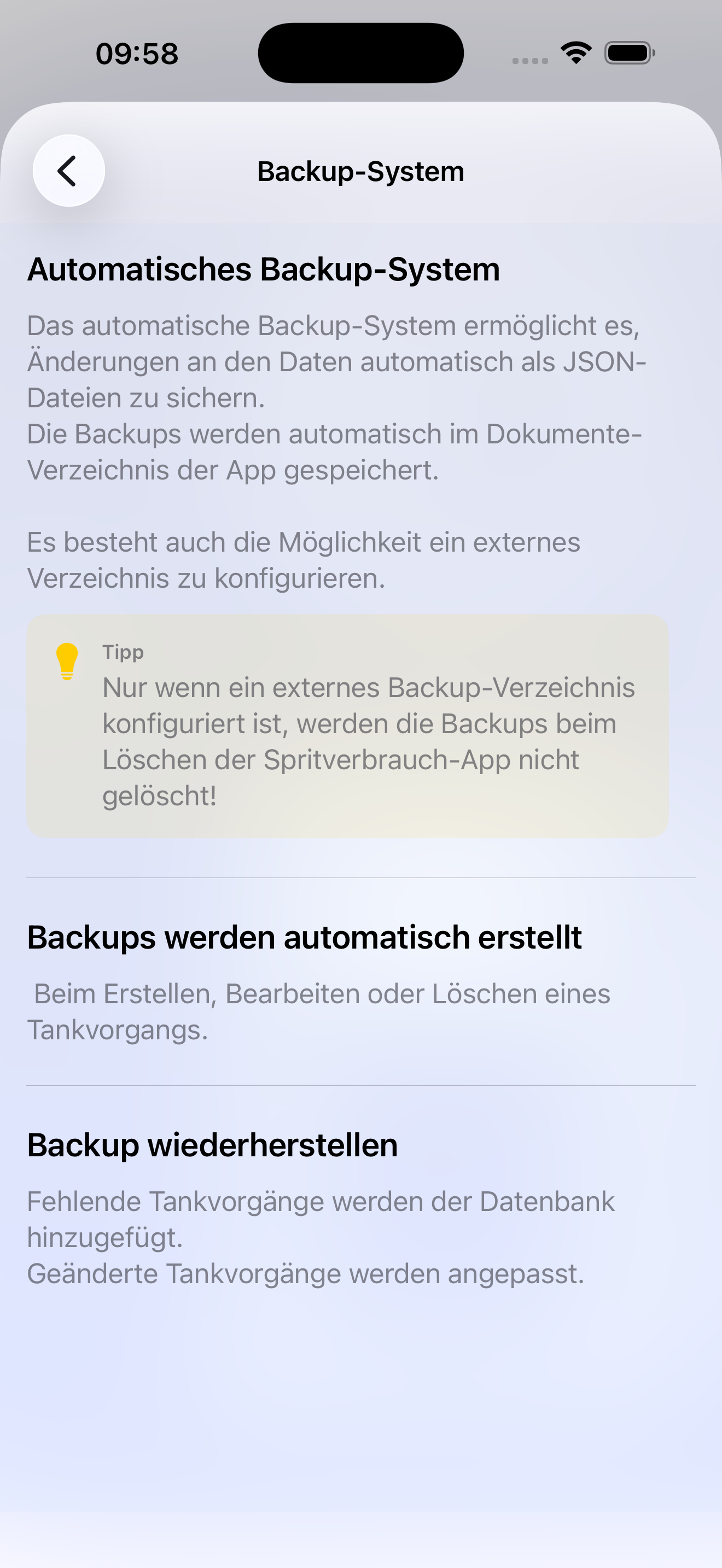 Spritverbrauch screenshot 7