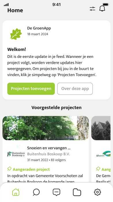 De GroenApp Screenshot