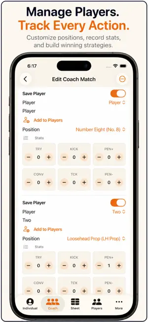 Rugby+ Match Stats Scorebook screenshot 4