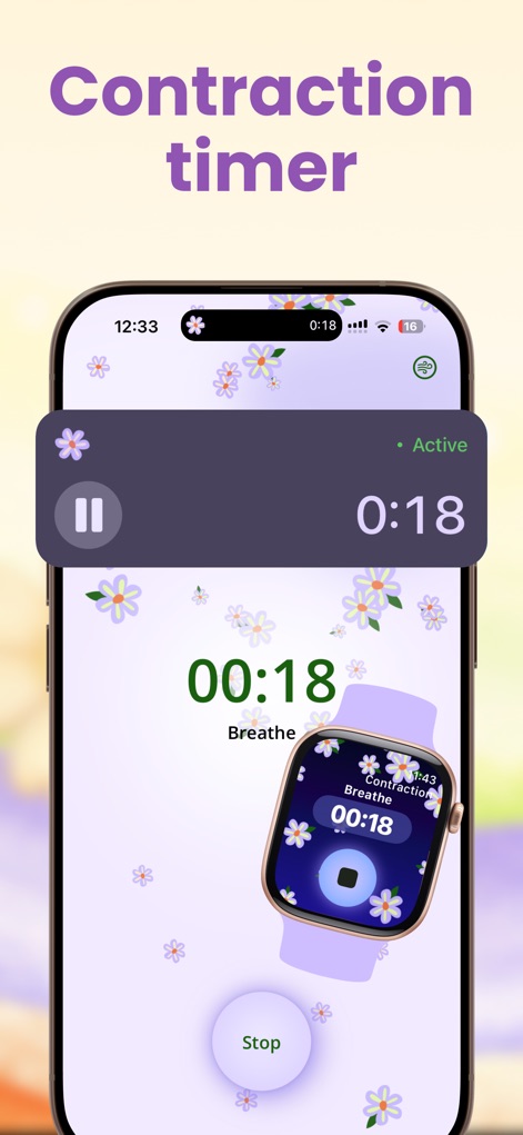 Contraction Timer · Counter - Medical App | MWM