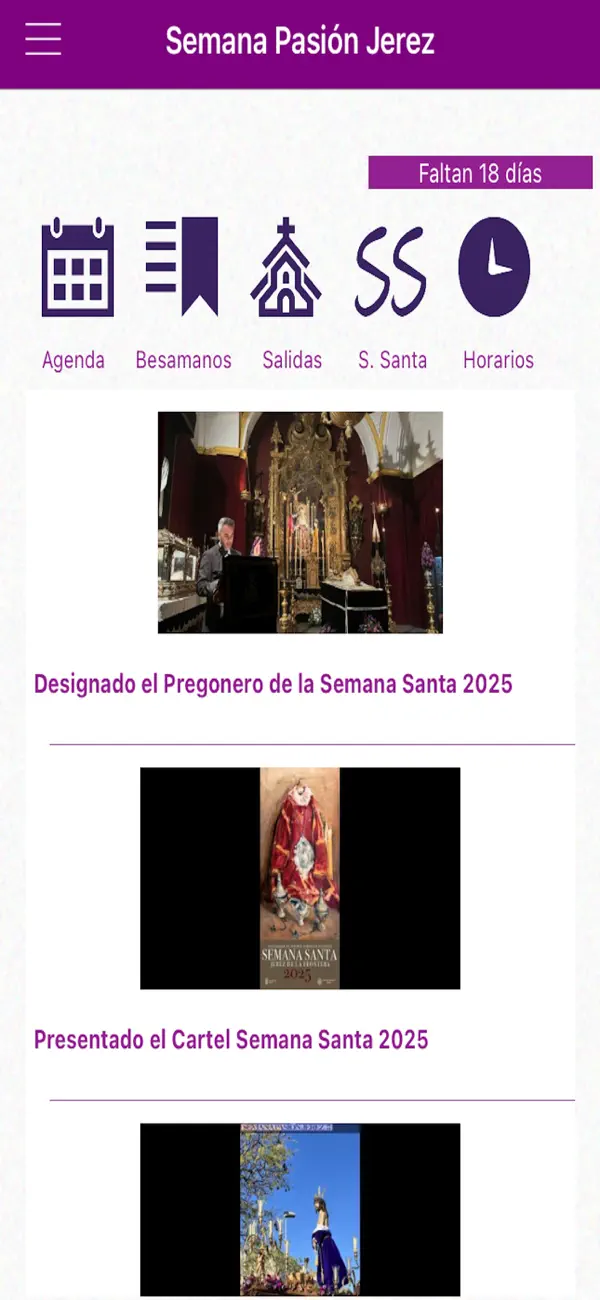 Screenshot #1 pour Semana Pasión Jerez