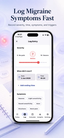 Migraine Pressure Tracker Screenshot 2 of 5