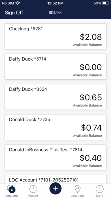 InBank Business Mobile Screenshot