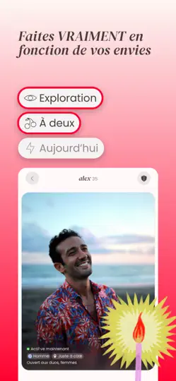 Capture d'écran de NousLib: Rencontre & Tchat sur iPhone 4