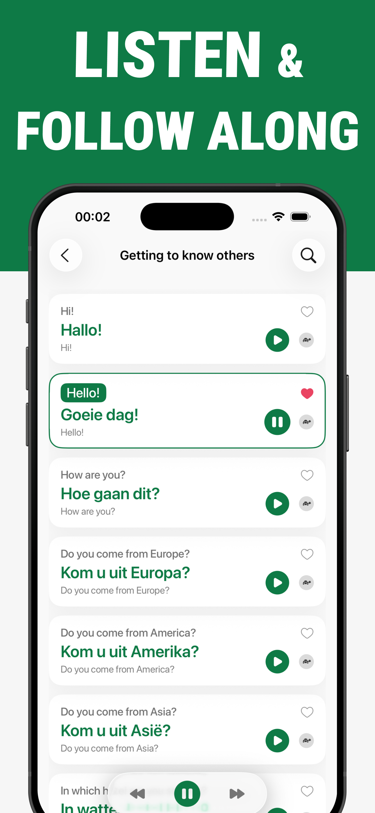 Learn Afrikaans: Bean screenshot 2