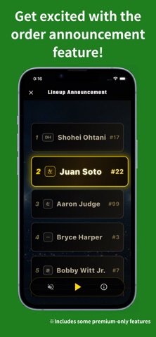 Baseball Lineup Maker screenshot