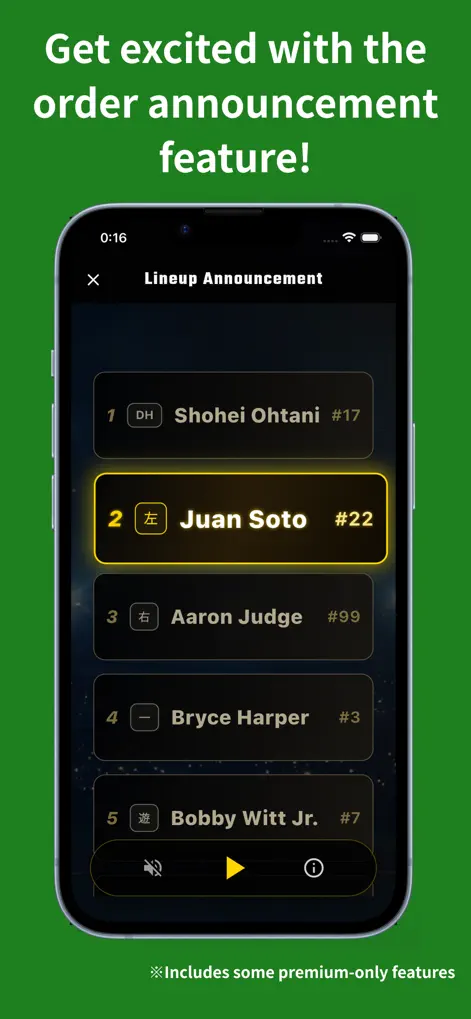 Baseball Lineup Maker - Sports App | MWM