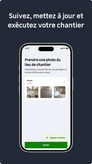 Capture d'écran de Home Services By Leroy Merlin sur iPhone 6