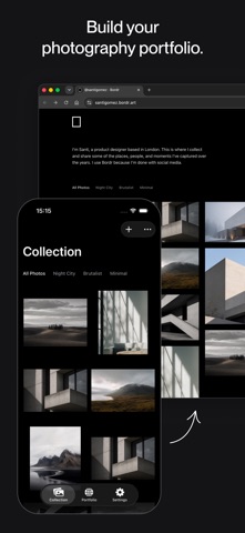 Bordr – Photo Portfolio screenshot