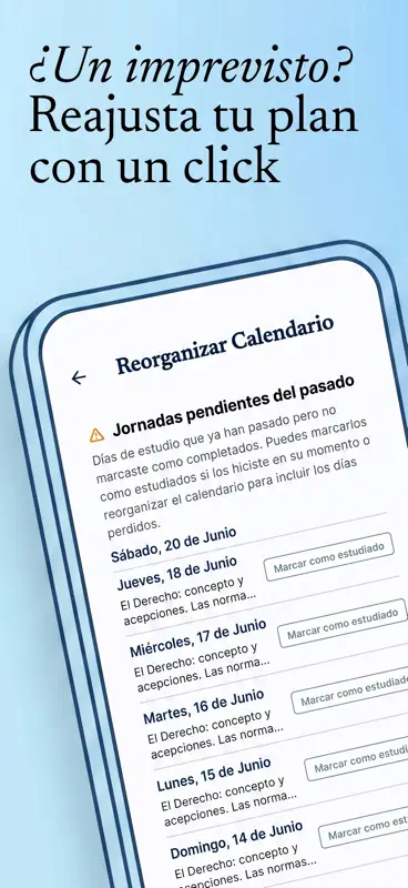 OpoZulo: Planifica Oposiciones screenshot 3 of 7