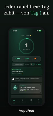 VapeFree_App Screenshot 1 of 5