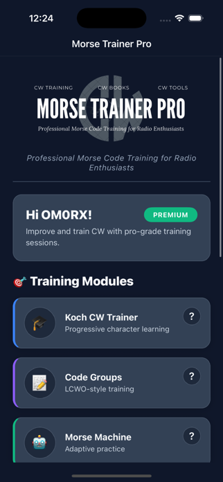 Morse Trainer Pro Screenshot 2 of 10