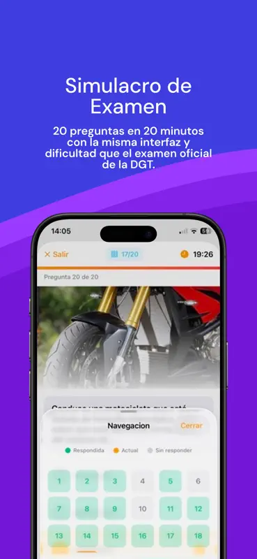 Test DGT Moto: Carnet A1 y A2 screenshot 4 of 10