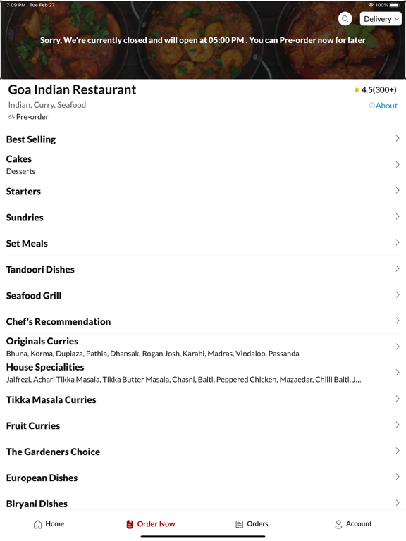 Screenshot #5 pour Goa Indian Restaurant Dundee