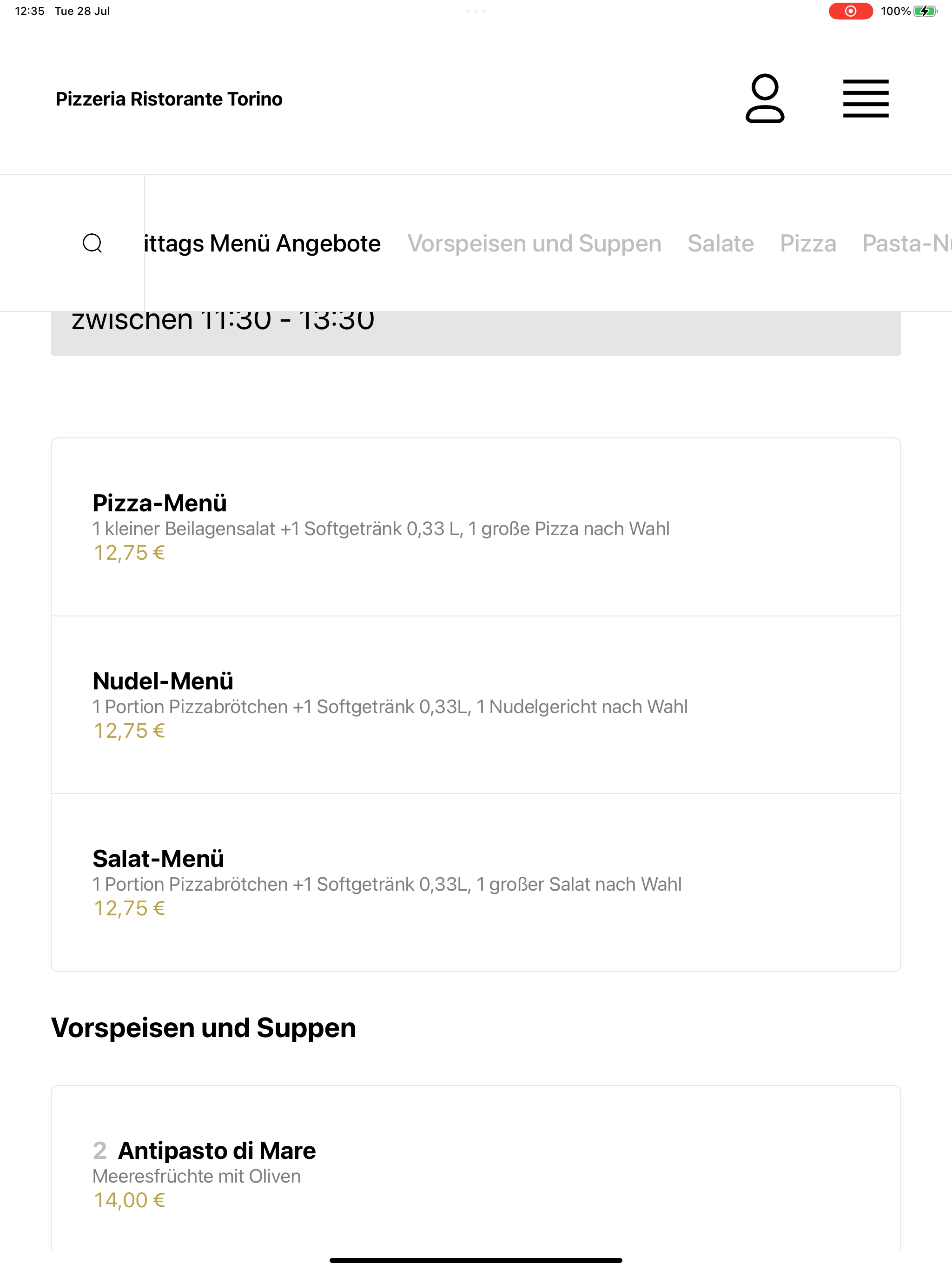 Pizzeria Ristorante Torino screenshot 14