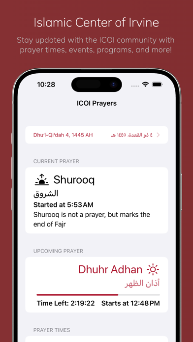 Islamic Center of Irvine Screenshot