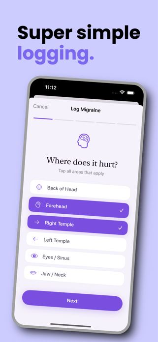 Headwise - Migraine Tracker Screenshot 3 of 4