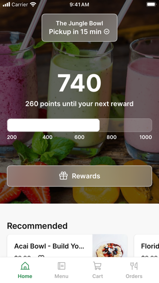 The Jungle Bowl iPhone screenshot 1 - Food & Drink app