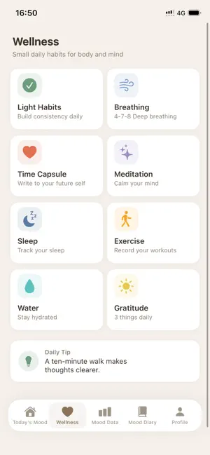 MoodRe:Emotional Wellness Note screenshot 2