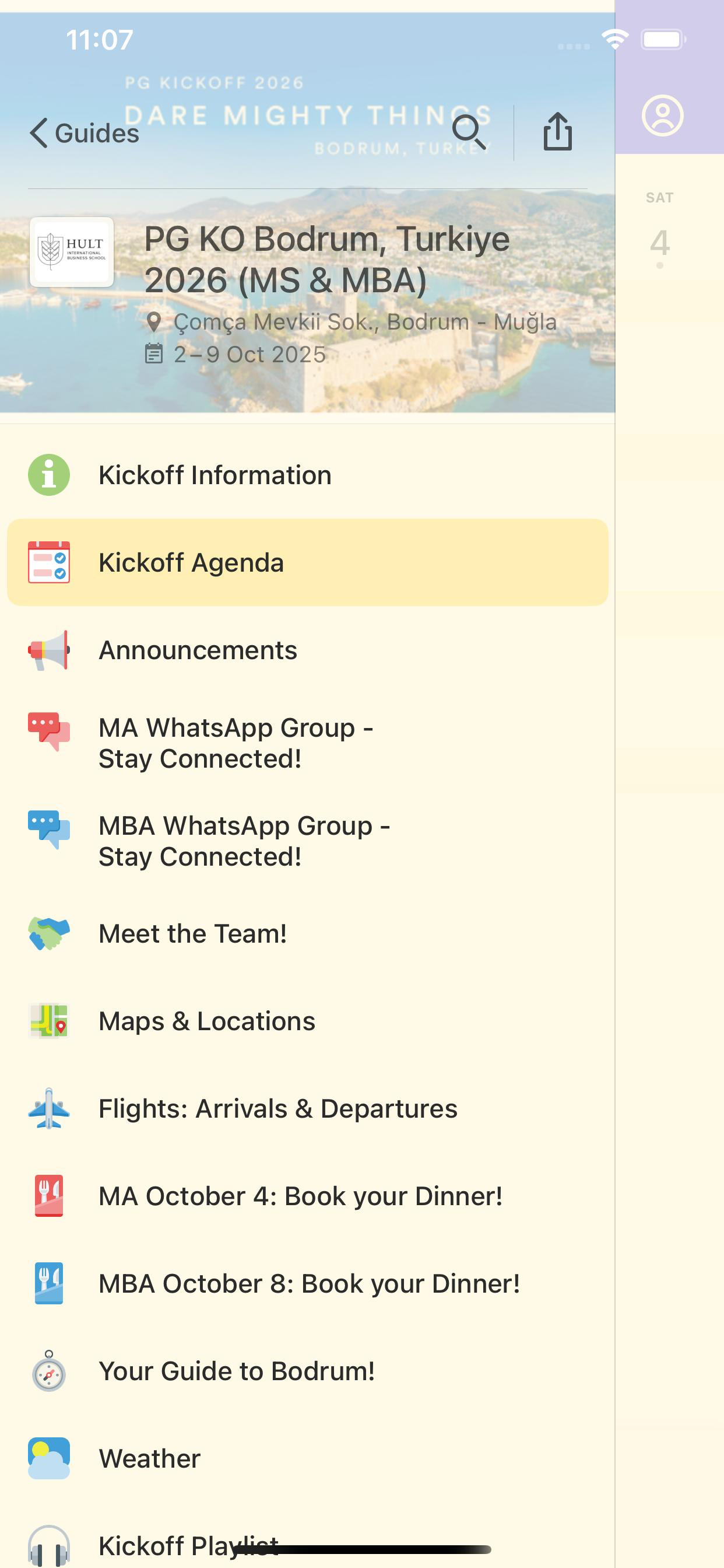 Hult Internal Events