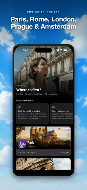 Trips4U: City Audio Tours screenshot 1