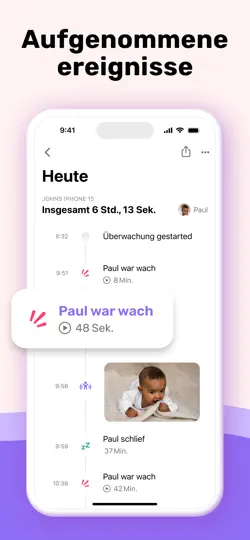 Screenshot von Babyphone Bibino: Baby Kamera auf dem iPhone 5