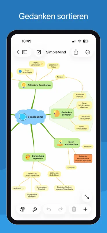 SimpleMind Pro - Mind Mapping screenshot 1 of 10