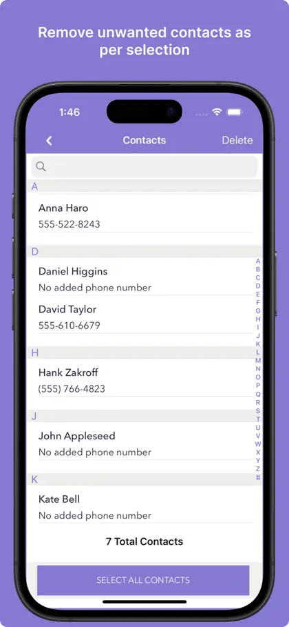 Capture d'écran 5 sur 6 de Backup all contacts and export